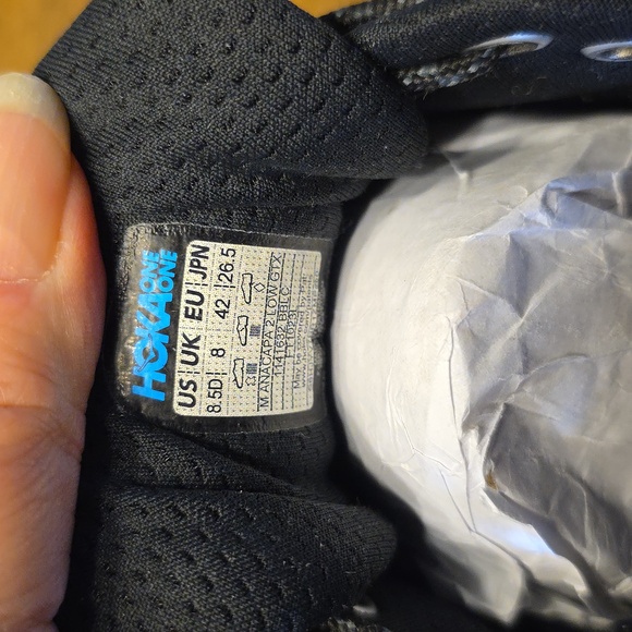 Hoka Anacapa 2 Low GTX BBLC/Triple Black Men\'s Sz 8.5D 1141632 Athletic Shoes main image 9